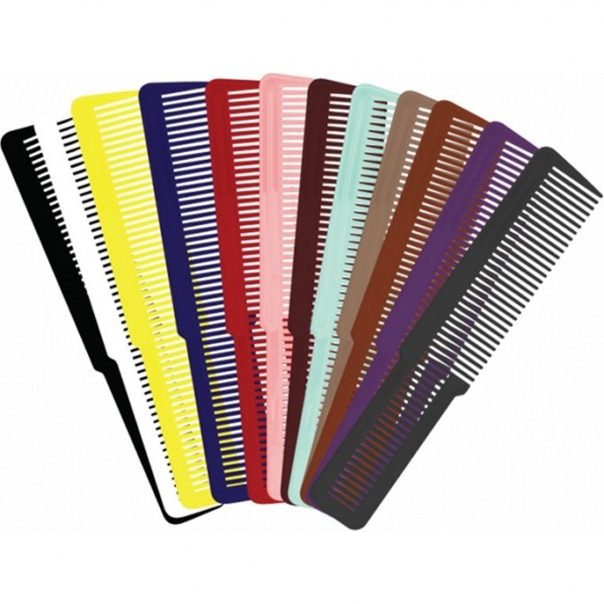 Набор плоских цветных расчесок WAHL Colored Flat Top, 12 шт. 3206-200 Набор плоских цветных расчесок WAHL Colored Flat Top, 12 шт. 3206-200