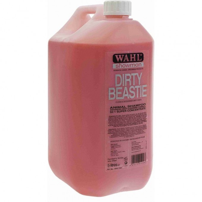 Шампунь для животных WAHL Dirty Beastie 5 л 2999-7580 Шампунь для животных WAHL Dirty Beastie 5 л 2999-7580